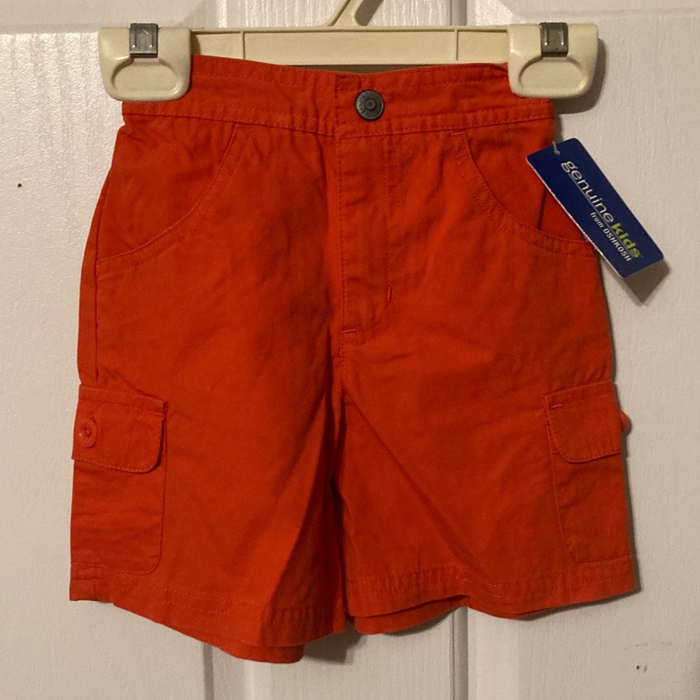 OshKosh B'gosh Bright Orange Kids Cargo Shorts